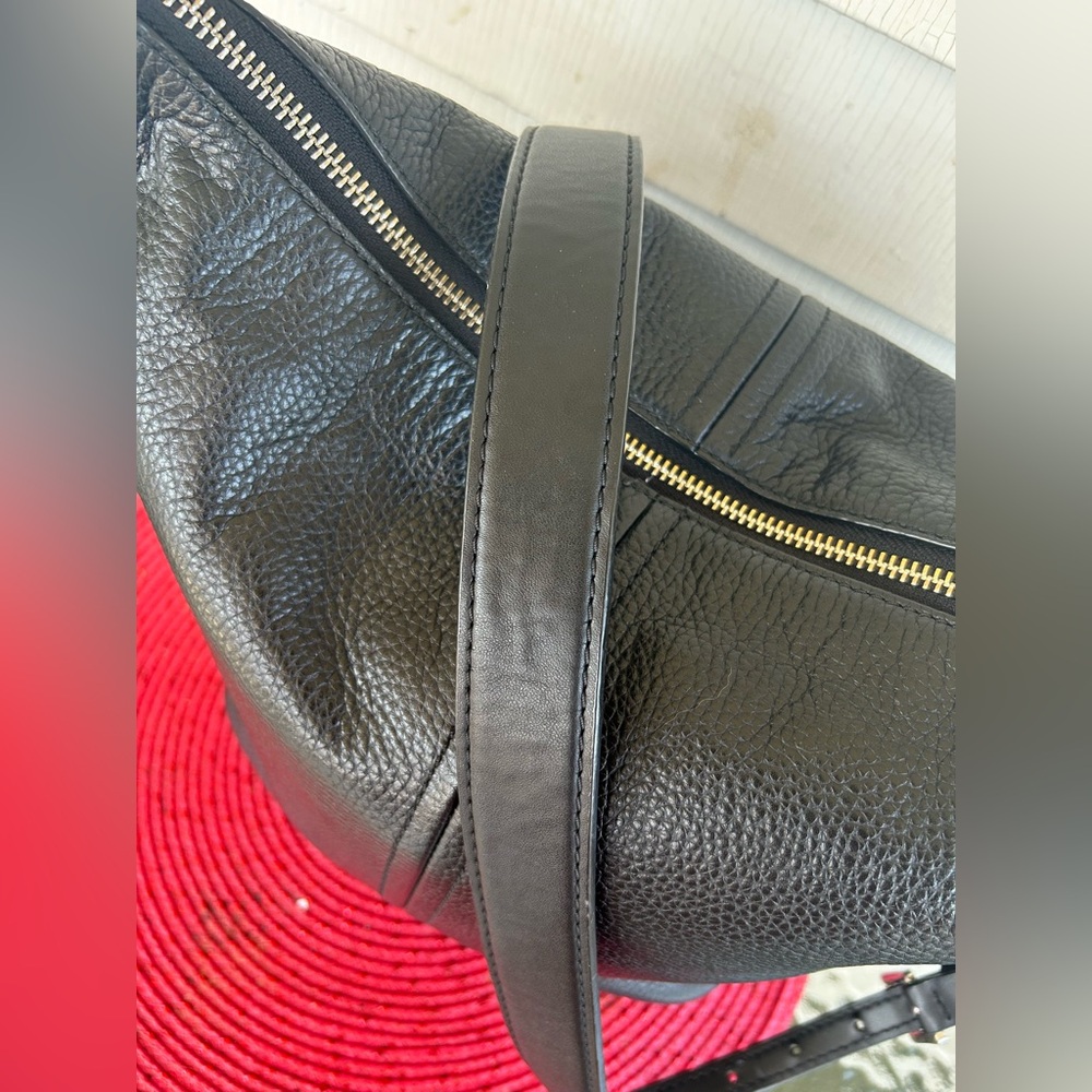 MICHAEL KORS PEBBLED LEATHER  FULTON SPORT CROSSBODY MESSENGER BAG. PRISTINE! - Picture 13 of 13